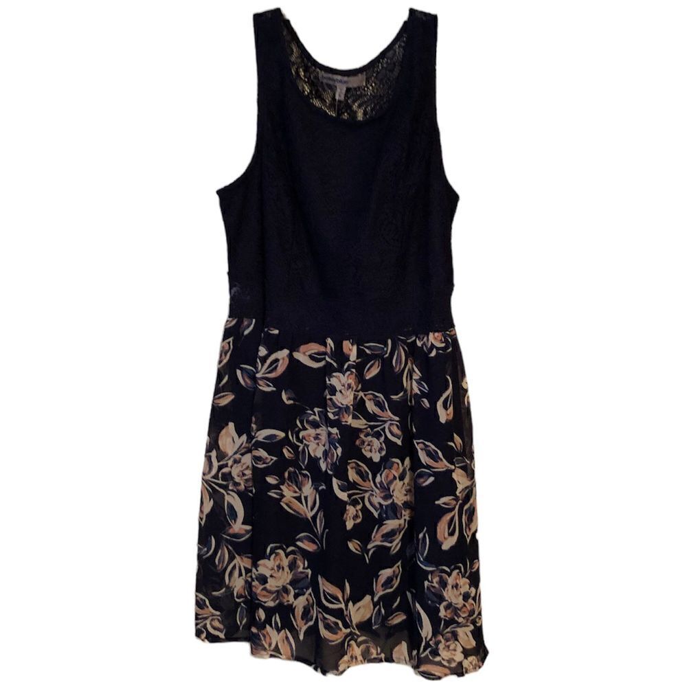 Bailey Blue Lace & Floral Dress NWT